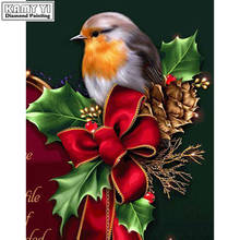 Full Square drill 5D DIY Diamond painting Christmas bird Embroidery Mosaic Cross Stitch Rhinestone decoration HYY 2024 - buy cheap