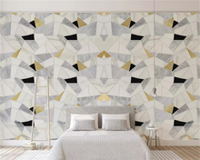 Decorative wallpaper Polygonal marble background wall painting 2024 - buy cheap