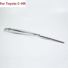 The New For Toyota C-HR CHR C HR 2017 2018 ABS Chrome Rear Water Wiper Protection Cover Windshield Car Exterior Accessories 4Pcs 2024 - buy cheap