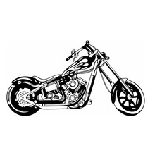 Heavy Motorcycle Sticker Vehicle Decal Classic Punk Posters Vinyl Wall Decals Autobike Parede Decor Mural Autocycle Sticker 2024 - buy cheap