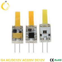 5PCS/Lot  LED G4 G9 E14 Lamp Bulb DC12V AC220V 9W 6W COB SMD LED Lighting Lights replace Halogen Spotlight Chandelier