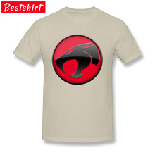 Camiseta de Thundercats de alta calidad, Camiseta 100% de algodón personalizada, camisetas de manga corta con cuello redondo, moda 2024 - compra barato