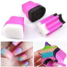 1 pc Batedor Selo Da Arte Do Prego Esponja Sombra Transferência Template Manicure Ferramenta 2024 - compre barato