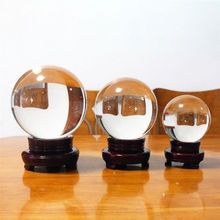 Хрустальный фотообъектив с шариком фотореквизит фон 80 мм Lensball домашний декор 2024 - купить недорого