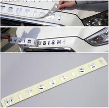 Pegatinas de ABS para coche Mitsubishi ASX, pegatinas de pasta de letras, cabezal de máquina 2024 - compra barato