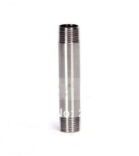 Free shipping SS304 Stainless steel Pipe fitting 1" Male x 1" Male  threaded  L 100MM 10pcs/lot 2024 - buy cheap