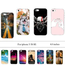 Para o iphone 5 5S caso capa macia tpu silicone para iphone 5 5S se capa capa para pára-choques de volta coque para apple iphone se 5 5S caso funda 2024 - compre barato