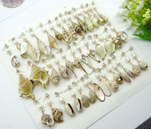 Fashion Style Sea Shell Pearl Pendant Earrings earring Summer Boho Jewelry Handmade Natural Sea Shell Earrings Girls gift A8 2024 - buy cheap