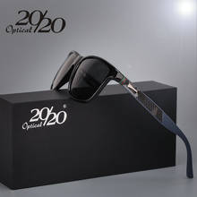 20/20 Brand Classic Polarized sunglasses Men Driving Square Black Frame Eyewear Male Sun Glasses for men Oculos 2024 - buy cheap