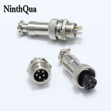 1set GX16 8 Pin Male & Female Diameter 16mm Wire Panel Connector L76 GX16 Circular Connector Aviation Socket Plug 2024 - buy cheap