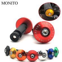 Universal Motorcycle Handle Ends Bar motocross Handlebars Grips Plug Cap For Honda CBR600RR CBR954RR CB1000R CBR1000RR CBR1100XX 2024 - buy cheap