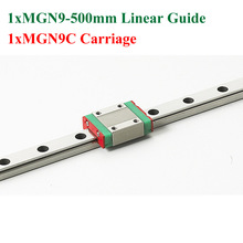 Mini guía lineal MR9 MGN9, carril de 500mm con carro de bloque lineal MGN9C, impresora 3D Kossel 2024 - compra barato