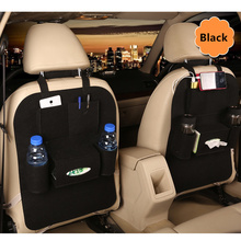 Practical Car Back Rear Felt Storage Bag Dropshipping Universal Multi Pocket Hanging Storage Bag 4 Colors Optioanl 2024 - buy cheap