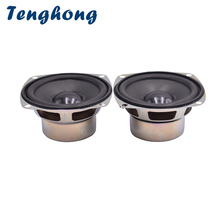 Tenghong caixa de som 3 peças, alto-falante de frequência completa 4ohm 5w, buzina de áudio para unidade de alto-falante satélite, alto-falante diy, home theater 2024 - compre barato