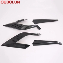 OUBOLUN For Toyota RAV4 RAV 4 2019 2020 Rear Tail Light Lamp Decoration Sticker Cover Trim Exterior Accessories ABS Carbon Fiber 2024 - buy cheap