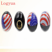 Car Style USA Flag Ball Tire Air Valve Cap Tyre Wheel Dust Stems Caps For America Flags Car Truck Motorcycle Bike 40pcs = 10 set 2024 - buy cheap