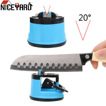 NICEYARD-afilador de cuchillos, herramientas de afilado con almohadilla de succión, amoladora de tijeras, afilador de diamantes, Gadgets de Color aleatorio 2024 - compra barato