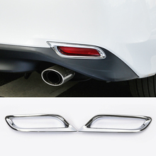 For Toyota Camry 8th XV70 2018 ABS Chrome Car Back Frame Rear Fog Light Decoration Lamp Covers Trim Car accessories styling 2pcs 2024 - buy cheap