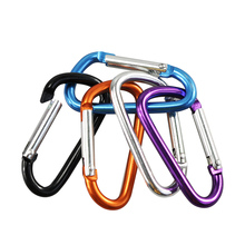 10PCs Outdoor Sports Multi Colors Aluminium Alloy Safety Buckle Keychain Climbing Button Carabiner Camping Hiking Hook 2024 - buy cheap