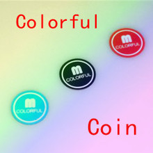 Monedas coloridas (versión medio dólar), trucos de Magia, monedas de una a tres colores que cambian de apariencia, Magia de cerca, accesorios para trucos divertidos 2024 - compra barato