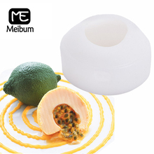 Meibum в форме лимона силиконовая форма для выпечки Форма для дома Крем-мусс десерт пресс-форма фрукты шоколад выпечка Пан торт украшения выпечки Инструменты 2024 - купить недорого