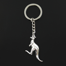 New Fashion Keychain 47x31mm Kangaroo Pendants DIY Men Jewelry Car Key Chain Ring Holder Souvenir For Gift 2024 - buy cheap