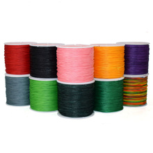 0.45 0.5mm 0.6mm 0.7mm Waxed polyester Cord Thread String Rope Wire fit Beading Craft DIY Bracelet Necklaces Jewelry Findings 2024 - buy cheap