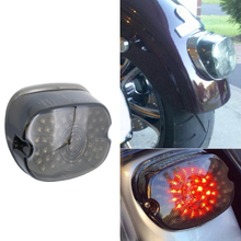 Motorcycle rear LED Brake Tail Light Lamp For Glide Classic FLHTC Road King FLHR  Softail Standard FXST 2024 - buy cheap