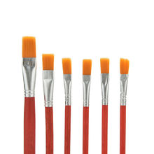 6 Pcs Artist Paint Brush Nylon Hair Watercolor Acrylic Oil Painting Supplies 2024 - buy cheap