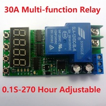 IO23C01_12V  DC 12V 30A Multifunction Timer Delay Relay Module High Power On/Off Adjustable for PLC Motor LED Car 2024 - buy cheap
