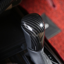 ABS Carbon fibre for Toyota corolla 2019 accessories Car gear shift lever knob handle frame cover trim Sticker Car styling 1pcs 2024 - buy cheap