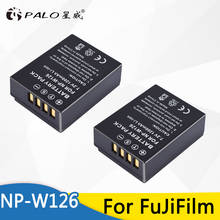 2 шт., запасной аккумулятор NP W126 для Fujifilm FinePix HS30EXR HS33EXR HS50EXR 2024 - купить недорого