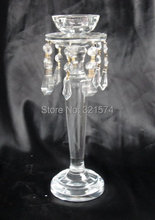 Crystal Bowl Candle Holder Block Candle Stick 28cm Tall  Home Restaurant Decor 2024 - buy cheap
