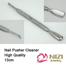 Nail Pusher Spoon 13mm 1 pc Stainless Steel Cuticle Pusher Manicure Pedicure Care Cleaner Tools Cuticle Remover 2024 - buy cheap