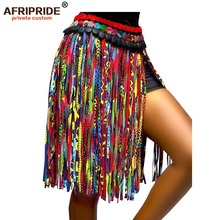 2019 african print skirts for women dashiki clothing clothes sexy colorful skrit wax batik african fabric AFRIPRIDE A1927002 2024 - buy cheap