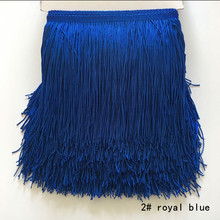10 Meter Long Polyester Lace Fringe Tassel Macrame for Latin Dress Trimming Polyester Samba Dress Sewing Trim 2024 - buy cheap