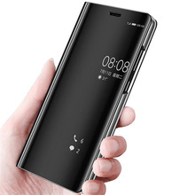 Чехол для Samsung Galaxy A50 A505F A505 A 50 с откидной зеркальной подставкой, чехол для телефона, чехол для Samsung Galaxy A30, роскошный чехол A 30 6,4'' 2024 - купить недорого