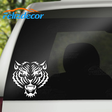 Tigre face decalque tribal 3d animais decalques do carro tigre vinil adesivo do carro adesivos adesivos de vinil decoração l620 2024 - compre barato