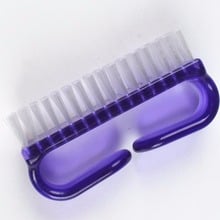 Purple Handle Grip Nail Brush Nail Hand Fingernail Scrubbing Cleaning Brush for Toes Nails Cleaner Pedicure Brushes 2024 - buy cheap