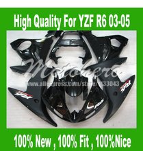 ABS обтекатель для Yamaha YZF R6 2003 2004 2005 YZF-R6 03-05 YZF 600 R6 03 04 05 обтекатель наборы черный кузов 2024 - купить недорого