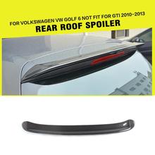 Car Style Carbon Fiber / FRP Racing Rear Spoiler Wing for Volkswagen VW Golf VI MK6 Santdard 2010 - 2013 2024 - buy cheap