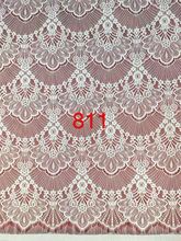 african bridal lace fabric Hot selling LJY-41829 eyelash chantilly lace french net lace for wedding 2024 - buy cheap