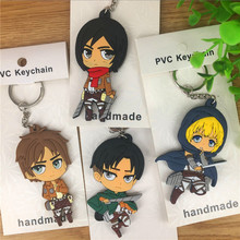 IVYYE 1PCS 8CM Attack on Titan Anime Action Figure Model PVC Collection Cute Cartoon Figures Toys Keychain Unisex Gifts 2024 - buy cheap