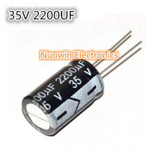 20pcs 2200UF 35V Electrolytic Capacitor 35V 2200UF Aluminum Electrolytic Capacitor 16X25mm 2024 - buy cheap