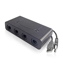 Adaptador de controlador de cubo de juego para Wii U, Adaptador convertidor combinado de mango de Switch NS o PC, 4 puertos, 10 Uds. 2024 - compra barato