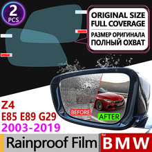 Cubierta completa antiniebla para espejo retrovisor, accesorios para coche a prueba de lluvia, antiniebla, para BMW Z4, E85, E89, G29, 2003-2019, 2006, 2008, 2015 2024 - compra barato