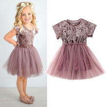 Toddler Kids Baby Girl Dress Fashion Princess Dress Wedding Pageant Tutu Dresses Clothes Baby Clothing 2024 - buy cheap