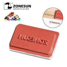 Zonesun diy folha quente molde de silicone placa de gravação logotipo marca personalizada para óculos de sol de madeira de plástico carimbo calor 2024 - compre barato