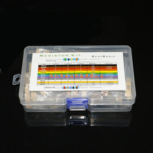 Коробка 16 размеров 0,5 W 1/2W 10R-1 M углеродная пленка резистор набор сопротивления цветного кольца, 400 шт 2024 - купить недорого
