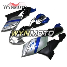 Kit de carenado completo para motocicleta, Kit de carenado de plástico ABS brillante, plata, azul, K1200S para BMW, 2005, 2006, 2007, 2008 2024 - compra barato